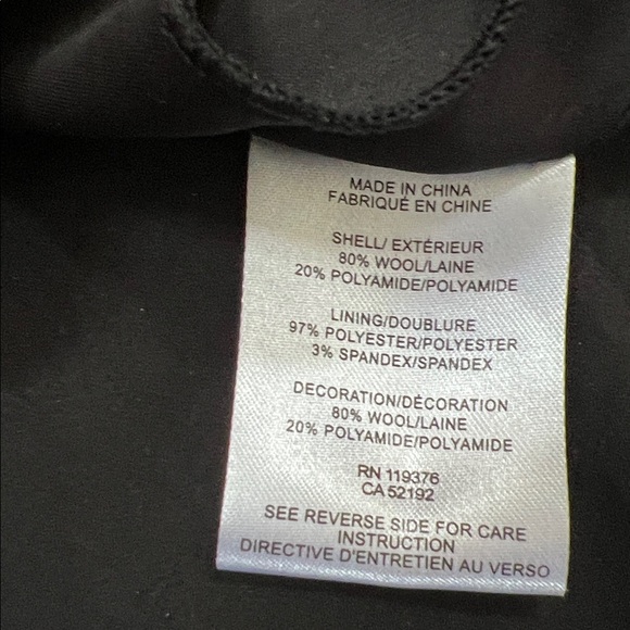 Helmut Lang wool blend half sleeve grey colorblock sweater pullover top, Size P - Picture 8 of 15